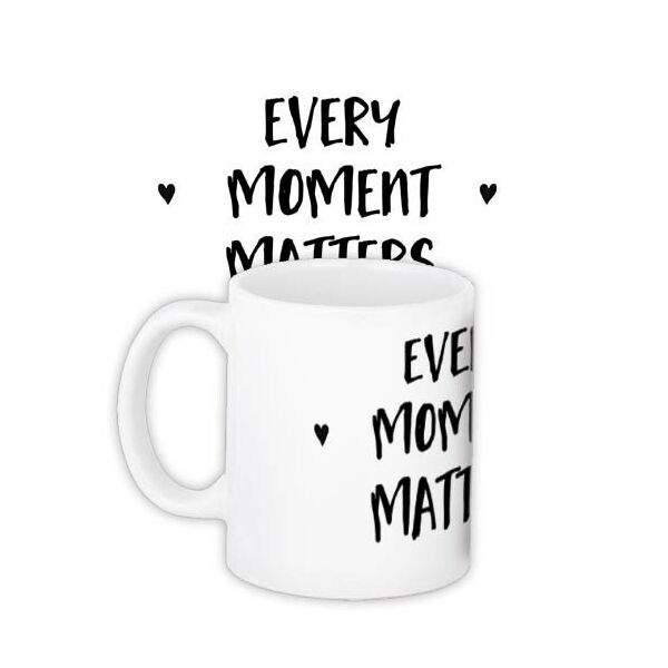 

Кружка с принтом Presentville Every moment matters 330 мл