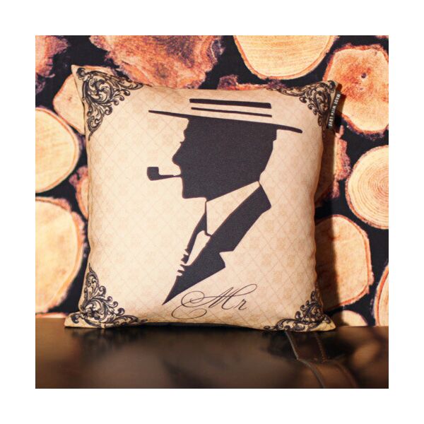 

Подушка с принтом Presentville Mr. 30x30 см