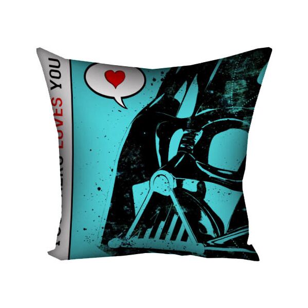 

Подушка с принтом Presentville Darth Vader loves you 30x30 см