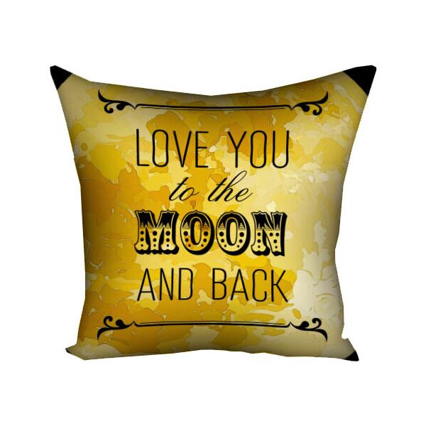

Подушка с принтом Presentville Love you to themoon and back 30x30 см