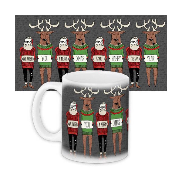 

Кружка с принтом Presentville Merry X-mas 330 мл
