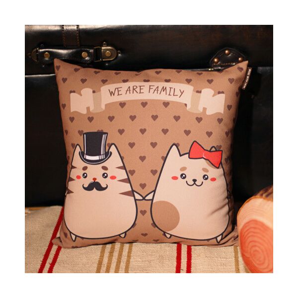

Подушка с принтом Presentville We are family 30x30 см