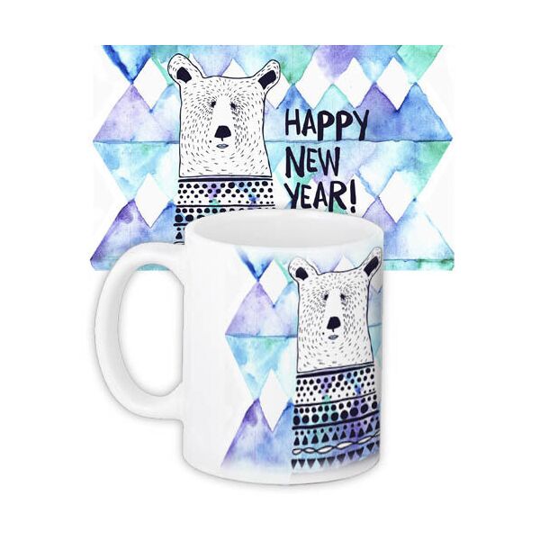 

Кружка с принтом Presentville Happy New Year! 330 мл