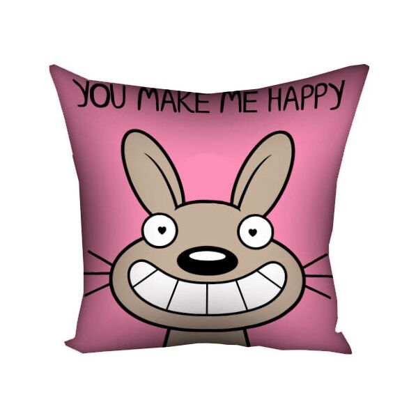

Подушка с принтом Presentville You make me happy 30x30 см