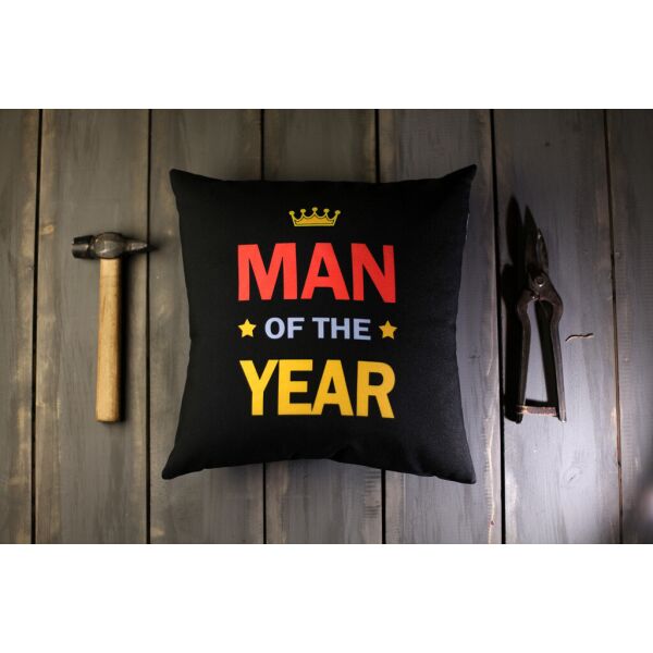 

Подушка с принтом Presentville Man of the year 30x30 см