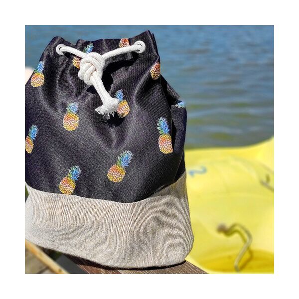 

Рюкзак тканевый Summer Presentville Ананасы 35х27 см