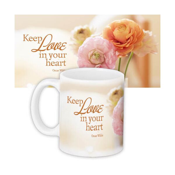 

Кружка с принтом Presentville Keep love in your heart... 330 мл