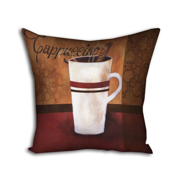

Подушка с принтом Presentville Cappuccino 30x30 см