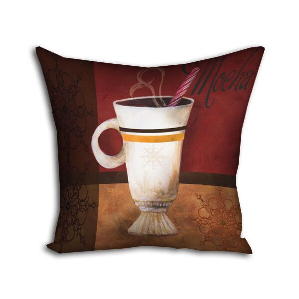 

Подушка с принтом Presentville Mocha 30x30 см