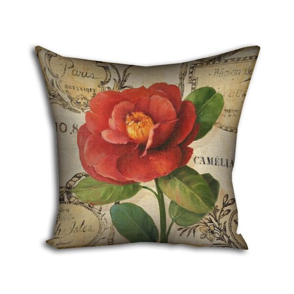 

Подушка с принтом Presentville Camelia 30x30 см