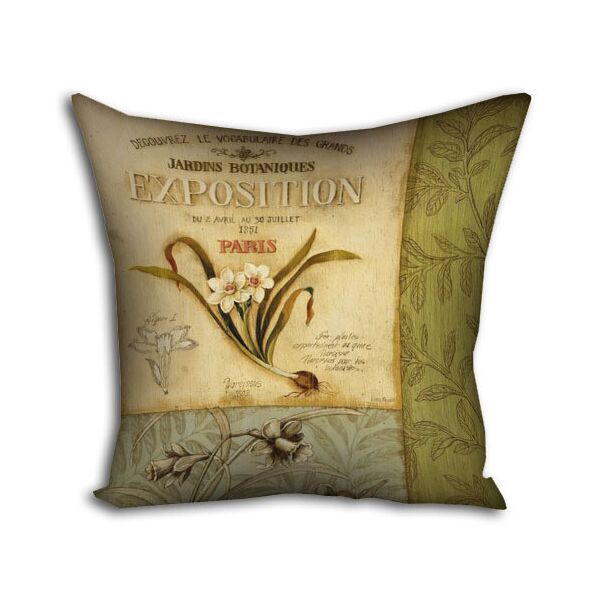 

Подушка с принтом Presentville Flowers exposition 30x30 см