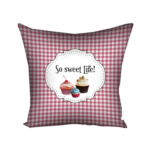 

Подушка с принтом Presentville So sweet life! 30x30 см