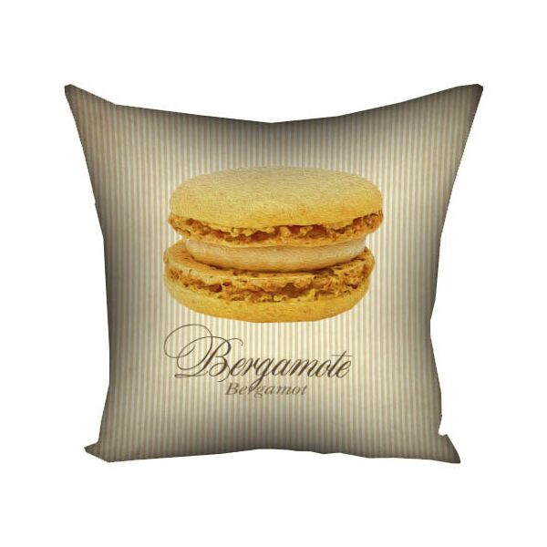 

Подушка с принтом Presentville Macarons bergamote 30x30 см