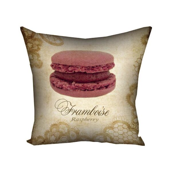 

Подушка с принтом Presentville Macaron framboise 30x30 см