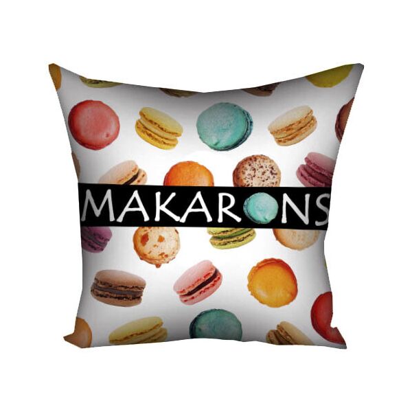 

Подушка с принтом Presentville Makarons 30x30 см