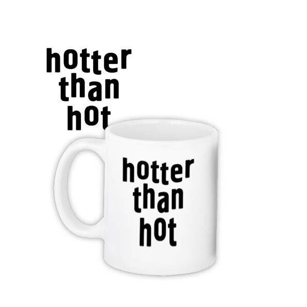 

Кружка с принтом Presentville Hotter than hot 330 мл