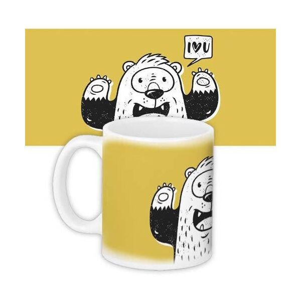 

Кружка с принтом Presentville I love you монстрик 330 мл