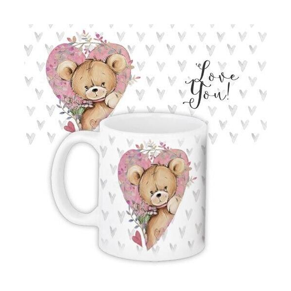 

Кружка с принтом Presentville Love you! 330 мл