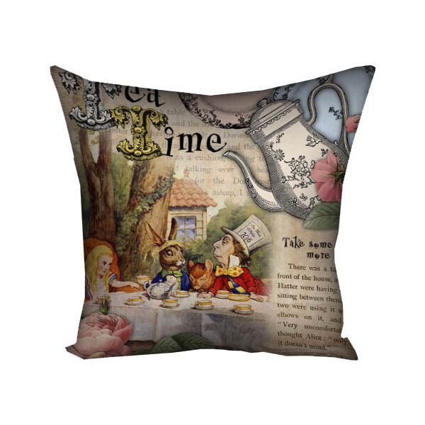 

Подушка с принтом Presentville Tea time 30x30 см