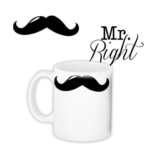

Кружка с принтом Presentville Mr. Right 330 мл