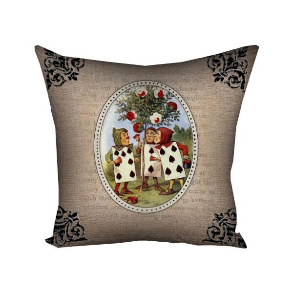 

Подушка с принтом Presentville Alice in wonderland 30x30 см