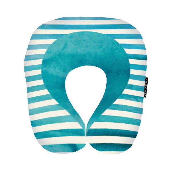 

Дорожная подушка Presentville Белые полосы 32x30 см