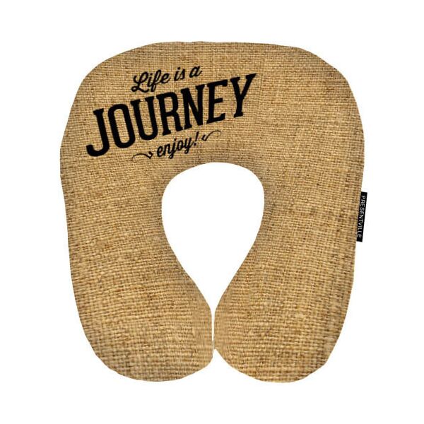 

Дорожная подушка Presentville Life is a journey enjoy! 32x30 см