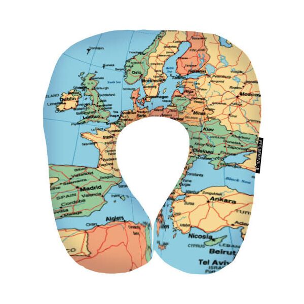 

Дорожная подушка Presentville Карта 32x30 см