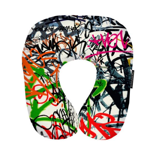 

Дорожная подушка Presentville Граффити 32x30 см