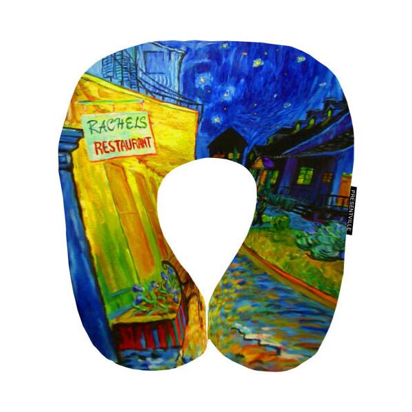 

Дорожная подушка Presentville Ночная терраса кафе 32x30 см