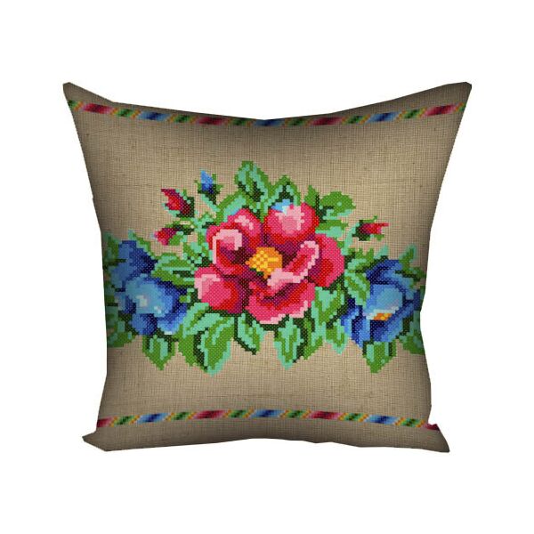 

Подушка с принтом Presentville Цветочная Украина 50x50 см