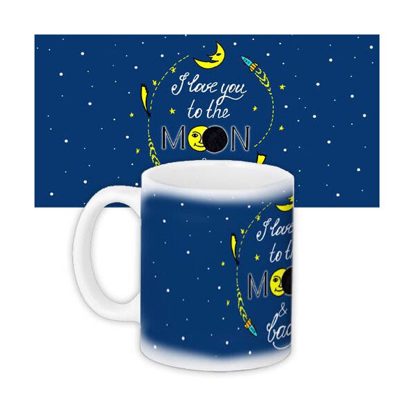 

Кружка с принтом Presentville I love you to moon... 330 мл