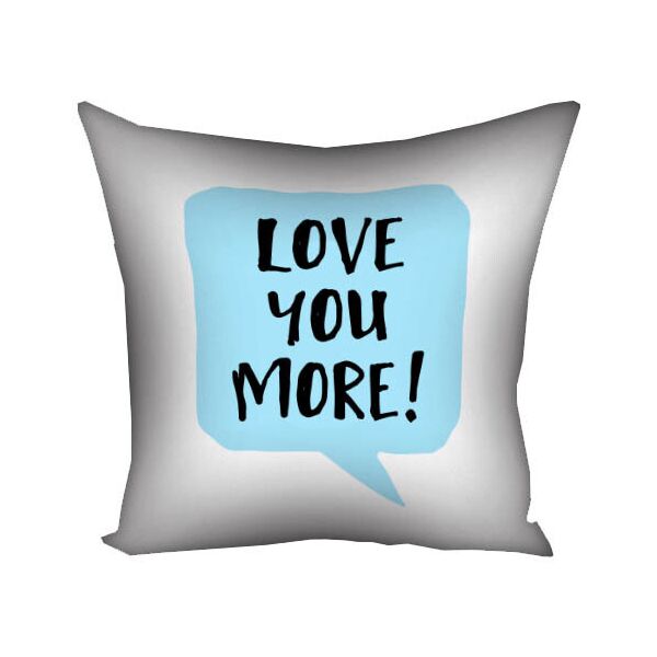 

Подушка с принтом Presentville Love you more! 50x50 см