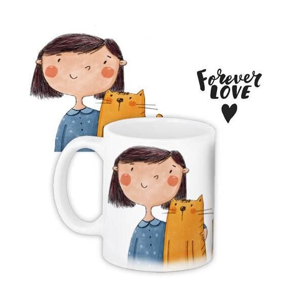 

Кружка с принтом Presentville Forever love 330 мл