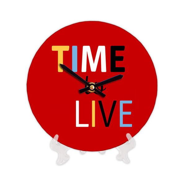 

Часы настенные круглые Presentville Time to live 18 см