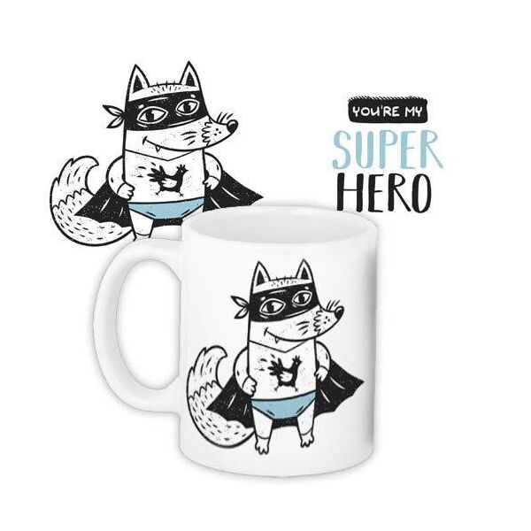 

Кружка с принтом Presentville You're My Superhero 330 мл