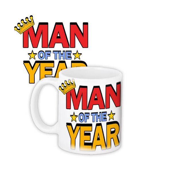 

Кружка с принтом Presentville Man of the year 330 мл