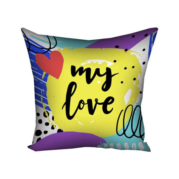 

Подушка с принтом Presentville My love 50x50 см