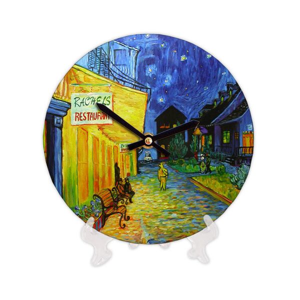 

Часы настенные круглые Presentville Ночное кафе 18 см