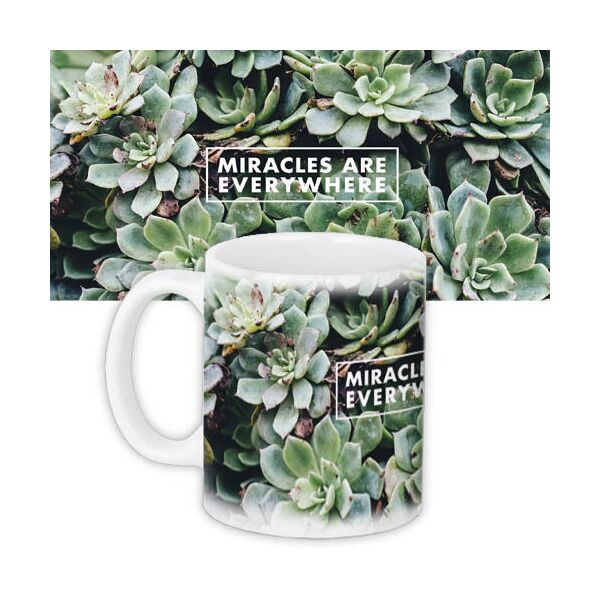 

Кружка с принтом Presentville Miracles are everywhere 330 мл