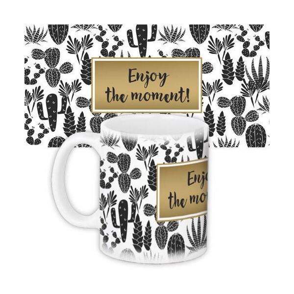 

Кружка с принтом Presentville Tribal fall Enjoy the moment! 330 мл