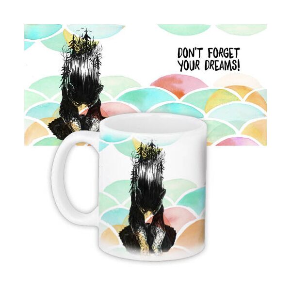 

Кружка с принтом Presentville Tribal fall Don’t forget your dreams! 330 мл