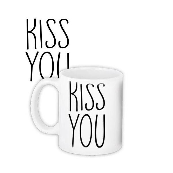 

Кружка с принтом Presentville Kiss you 330 мл