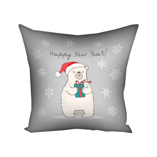 

Подушка с принтом Presentville Happy New Year! 50x50 см