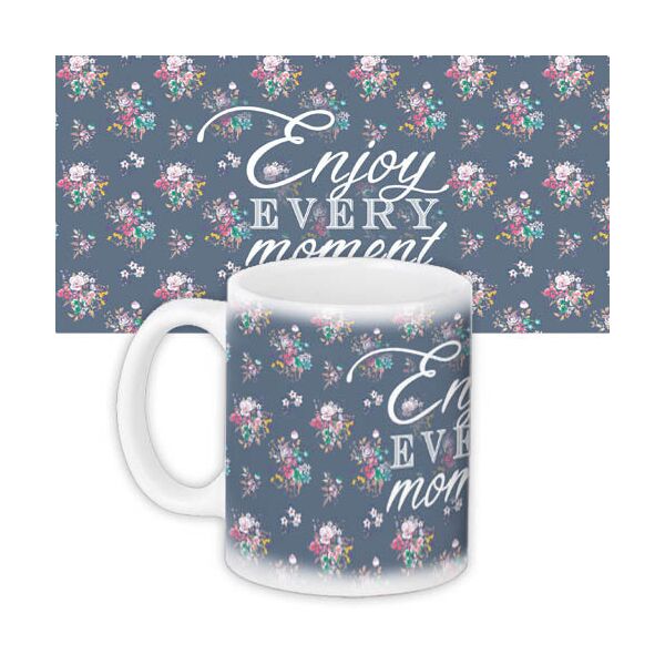 

Кружка с принтом Presentville Enjoy every moment 330 мл