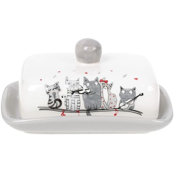 

Масленка керамическая " Ночная серенада" 17х12.3х8.2см