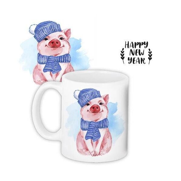 

Кружка с принтом Presentville Свинки 330 мл (KR_PIG005)