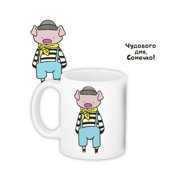 

Кружка с принтом Presentville Свинки 330 мл (KR_PIG008)