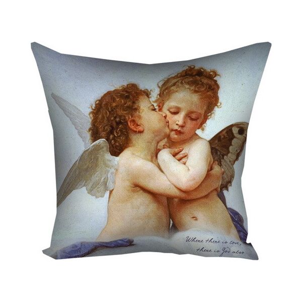 

Подушка с принтом Presentville Амур и Психея в детстве 50x50 см