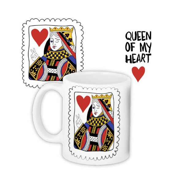 

Кружка с принтом Presentville Queen of my heart 330 мл